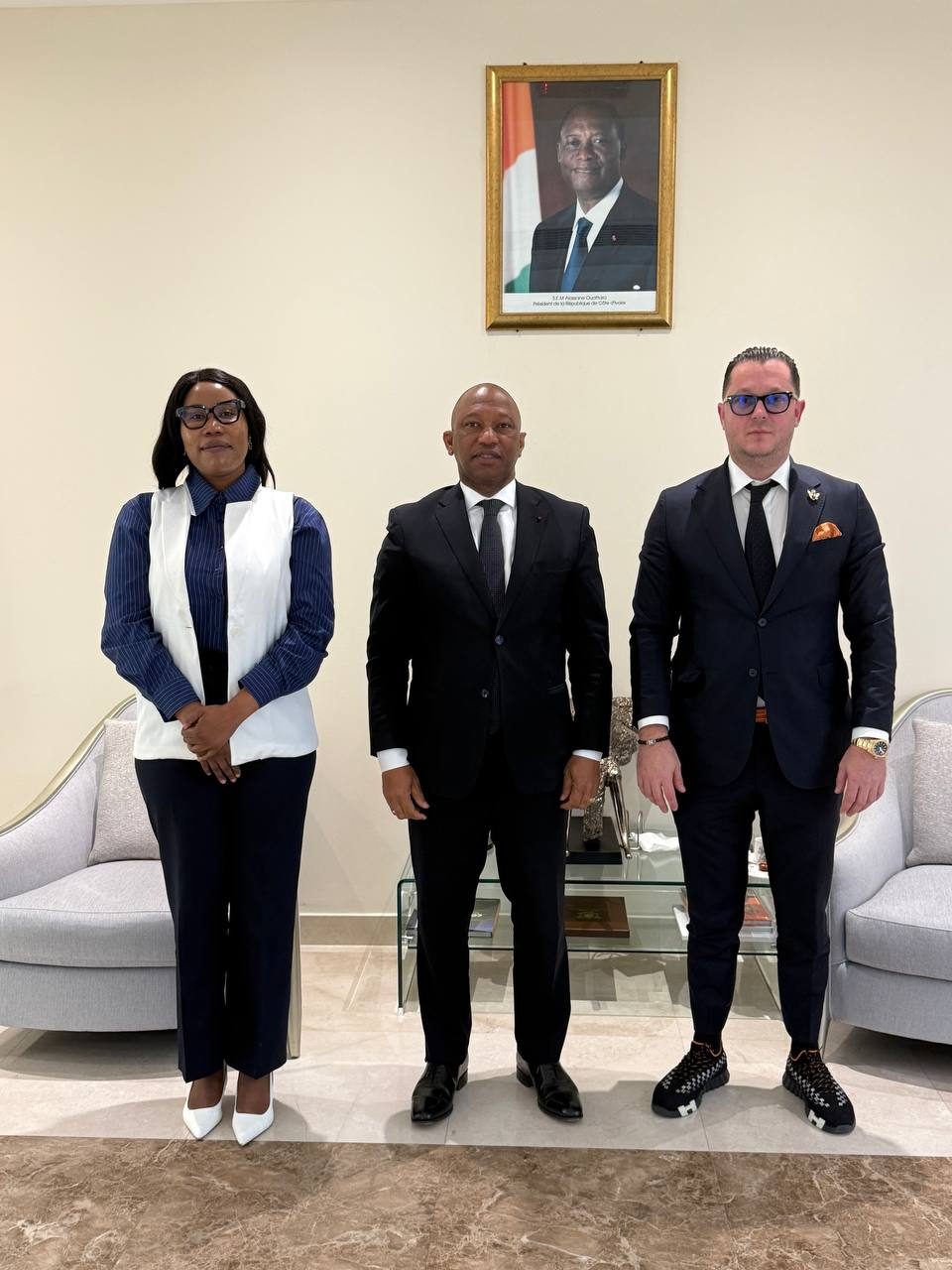 Meeting with H.E. Diaby Vacaba, Ambassador of Cote d'Ivoire