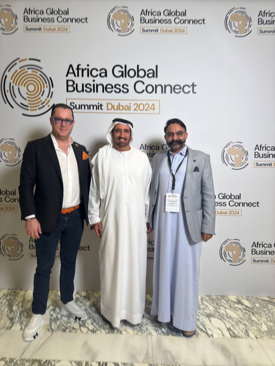With King Daasebre Kwebu Ewusi VII, Africa Global Business Connect Summit