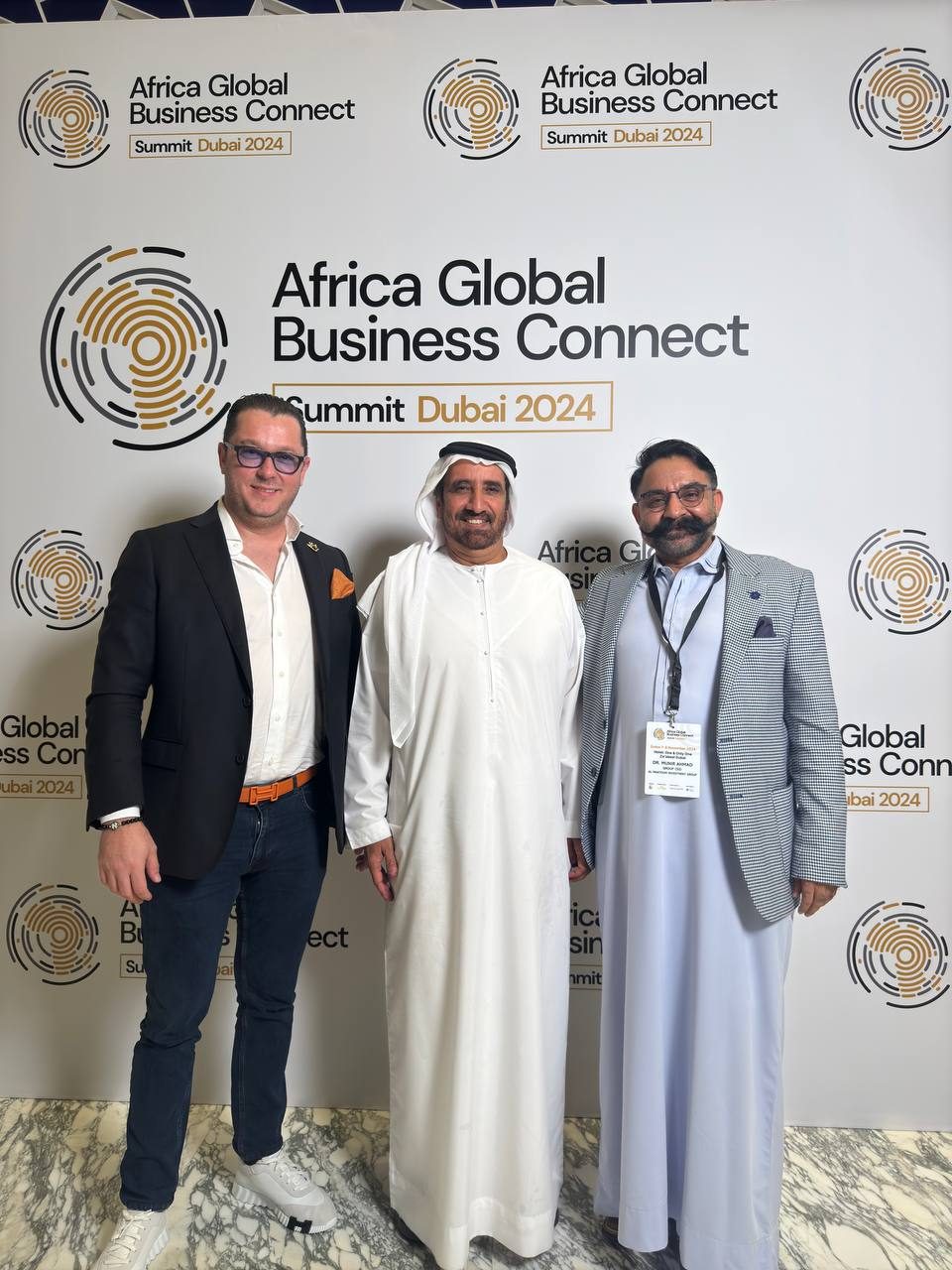 With King Daasebre Kwebu Ewusi VII, Africa Global Business Connect Summit