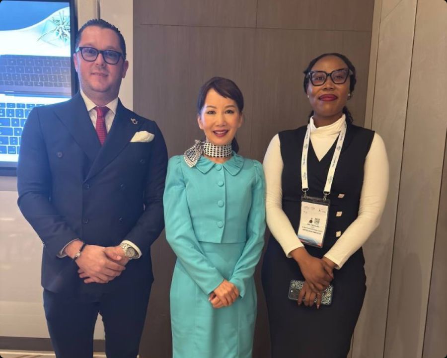 With Jane Jie Sun of Trip.com Group, Dubai