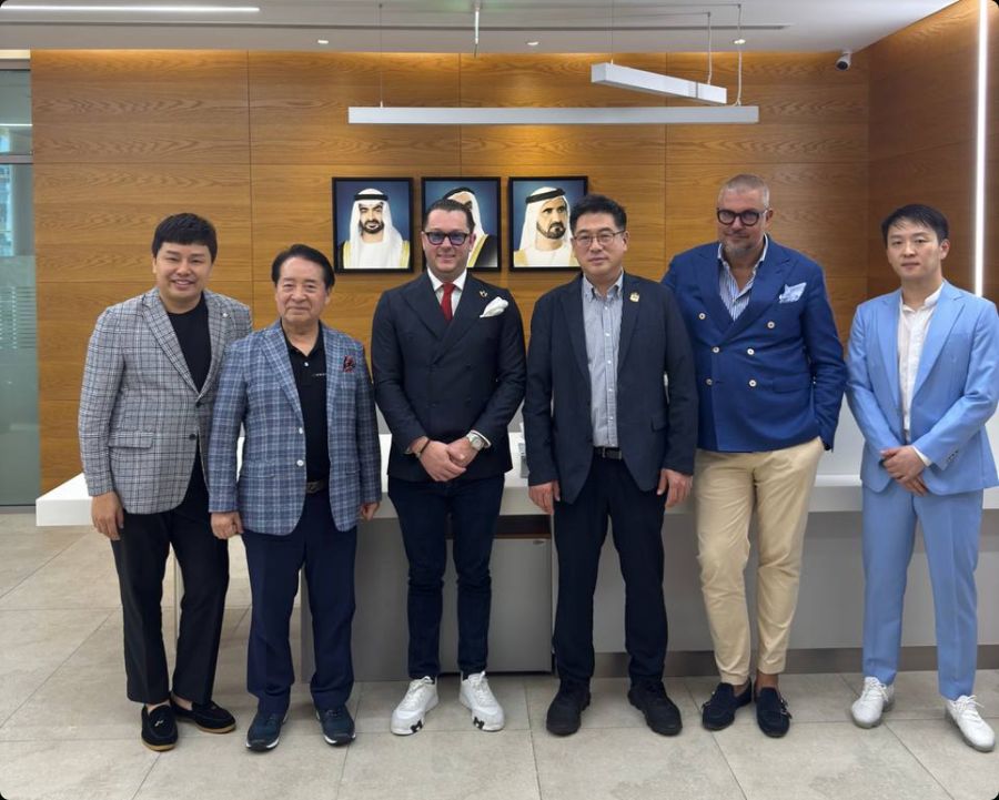 With the D1 Tech Corporation delegation, Dubai