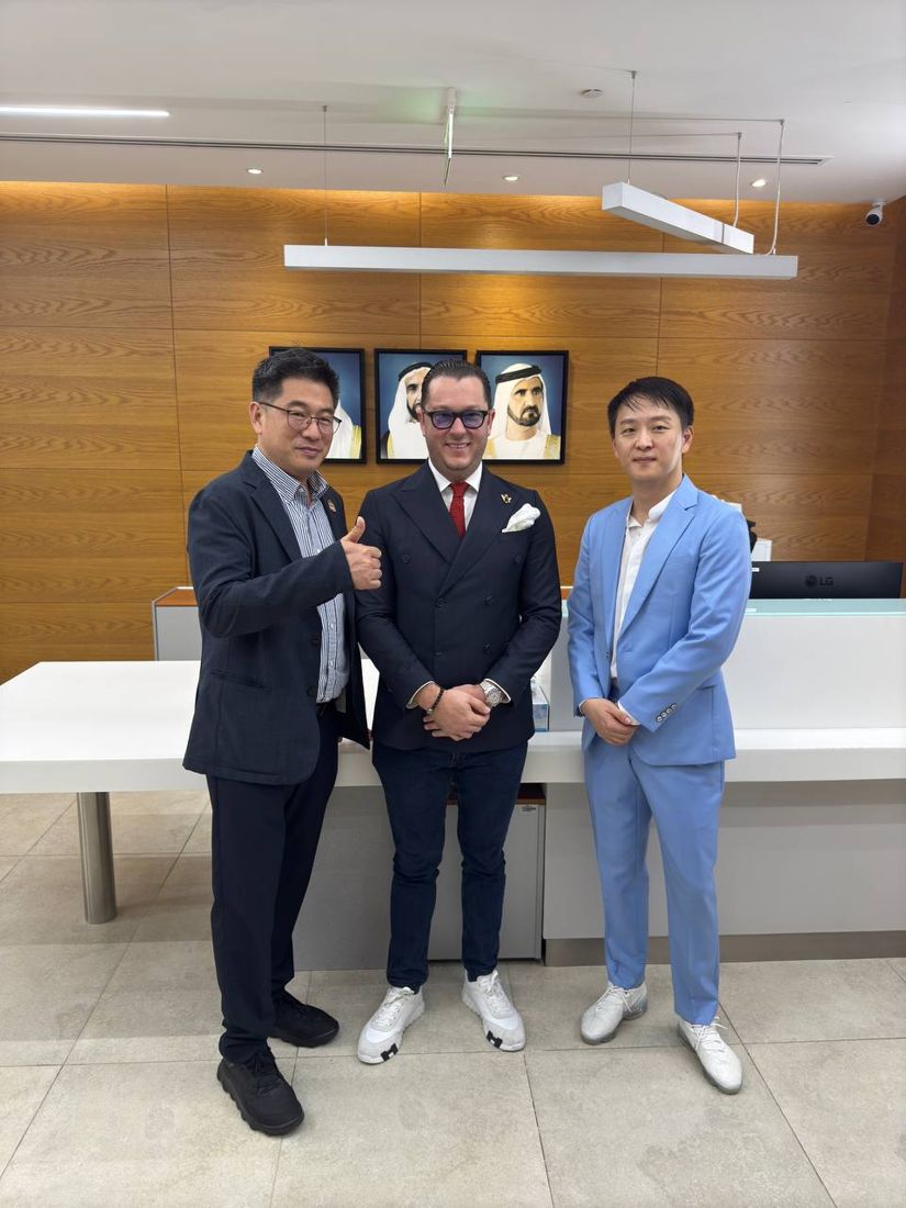 With the D1 Tech Corporation delegation, Dubai