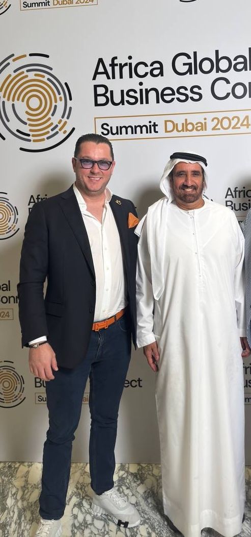 With H.E. Awadh Mohd Sheikh Majrin Bin Sultan, Africa Global Business Connect Summit, Dubai