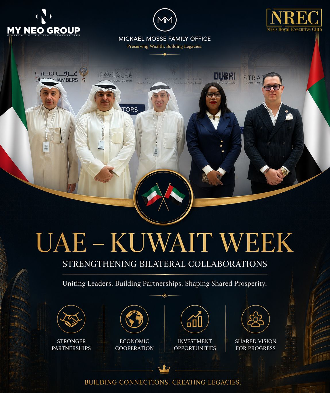 Dr. Mickael Mosse Participates in UAE-Kuwait Week, Strengthening Bilateral Collaborations