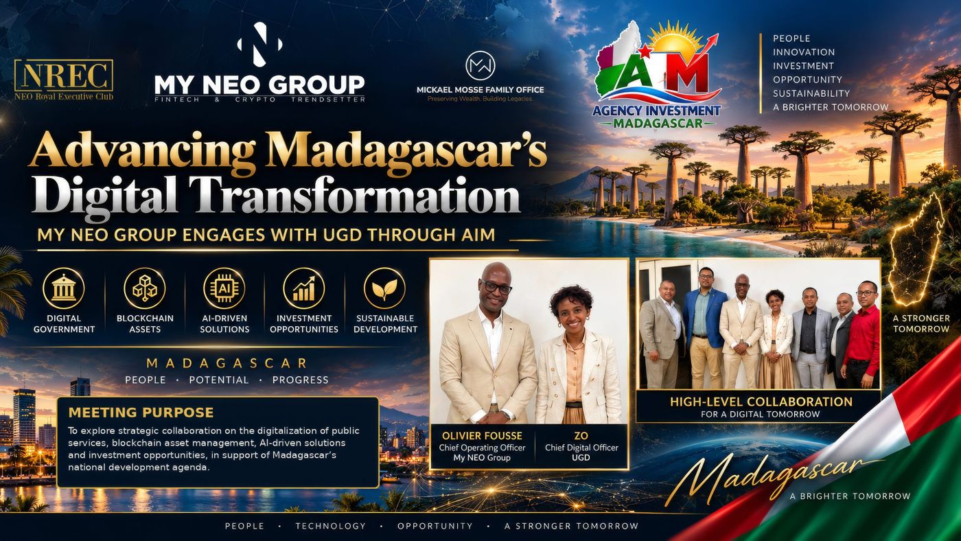 My NEO Group Engages with Madagascar’s UGD Through AIM to Advance Digital Transformation