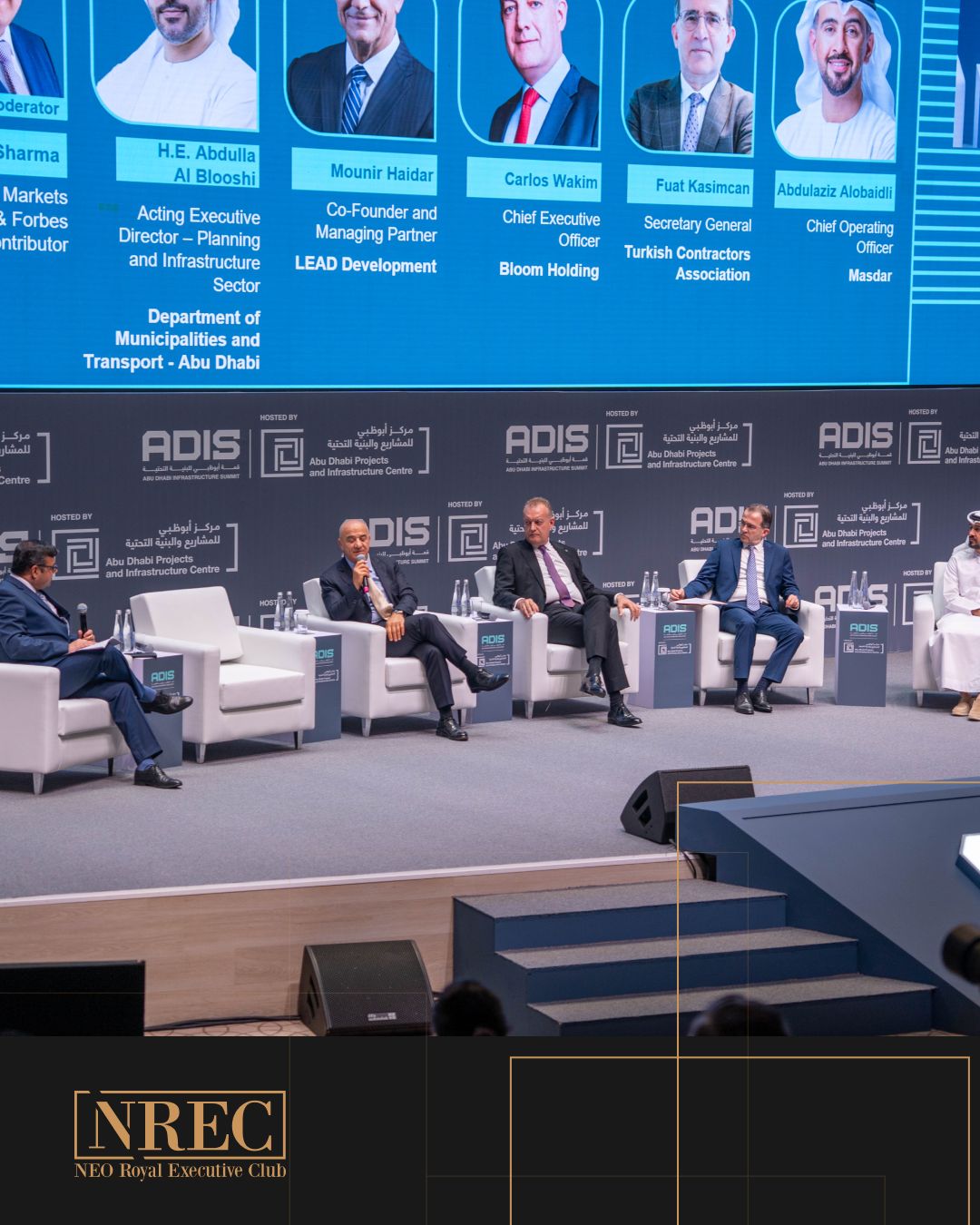 My NEO Group Fosters Infrastructure Innovation via NREC at Abu Dhabi Summit