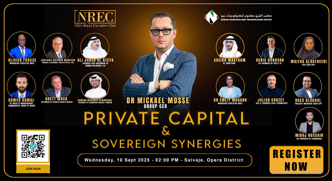 Private Capital & Sovereign Synergies: The Landmark NREC Dubai Summit 2025