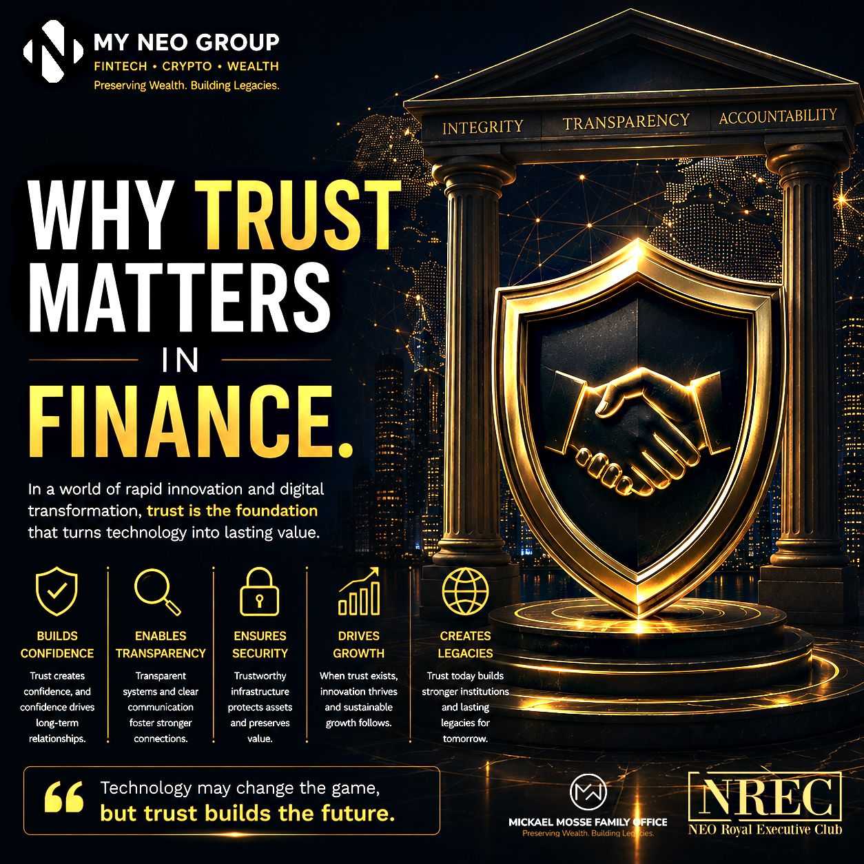 Why Trust Matters in Finance: How My NEO Group Envisions a More Transparent, Secure and...