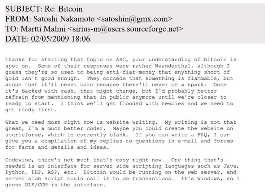 The New Satoshi Emails: 120 Pages Detailing Work on Bitcoin