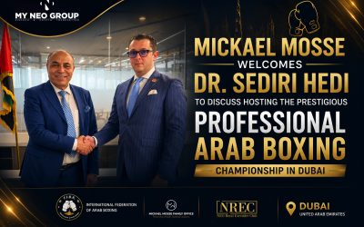Mickael Mosse Welcomes Dr. Sediri Hedi to Discuss Hosting the Prestigious Professional Arab Boxing Championship in Dubai