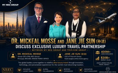 Dr. Mickael Mosse and Jane Jie Sun Discuss Exclusive Luxury Travel Partnership Between My NEO Group and Trip.com Group