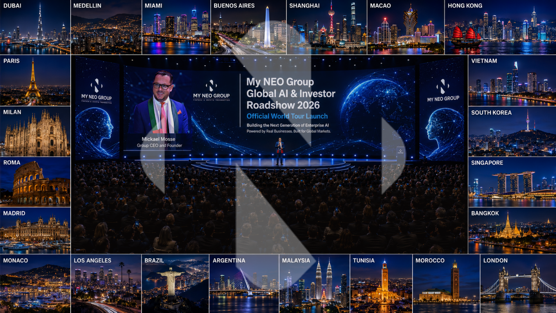 Dr Mickael Mosse Launches My NEO Group Global AI & Investor Roadshow 2026, Marking the International Debut of NEO AI OS