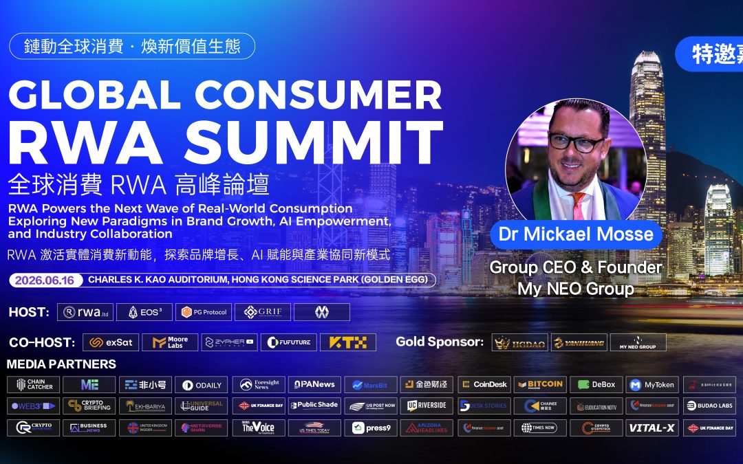 Dr Mickael Mosse Joins Global Consumer RWA Summit in Hong Kong as Distinguished Guest